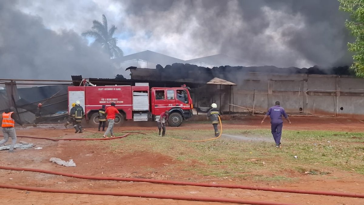 One dead, five injured as fire razes mattress factory in Thika