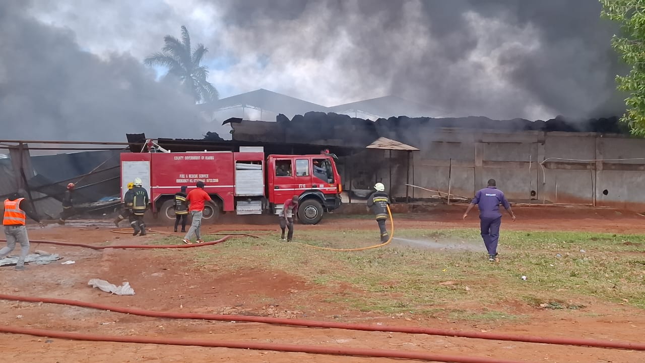One dead, five injured as fire razes mattress factory in Thika