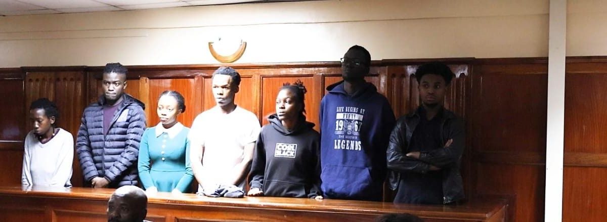Parents break down after being allowed to speak to university students arrested over death case