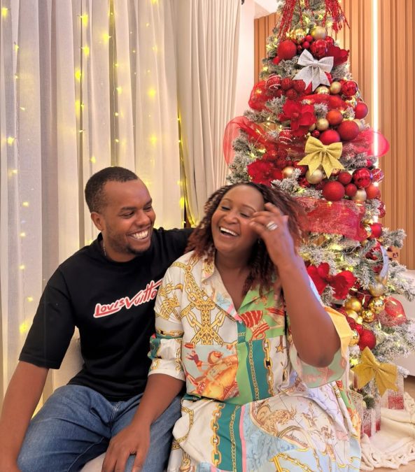 Mercy Kyallo and her husband Marvin Gichuru. PHOTO/@mercykyallo/Instagram
