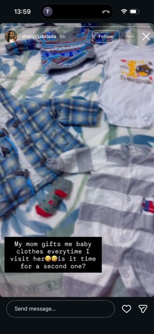 A post shared by Sheryl Gabriella. PHOTO/Screengrab by K24 Digital 