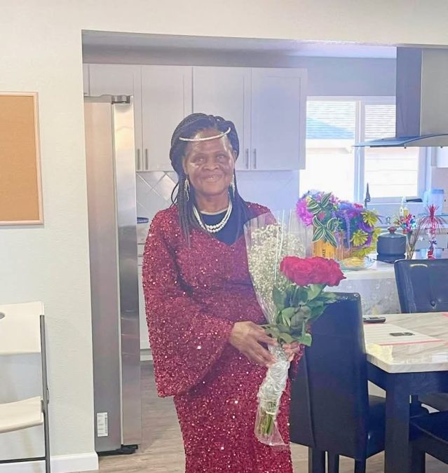 Betty Bayo's mum during a past event. PHOTO/https://www.facebook.com/bayobetty