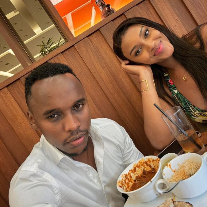 Khalif Kairo and Wavinya Maria during good times. PHOTO/wavinya_maria/@Instagram