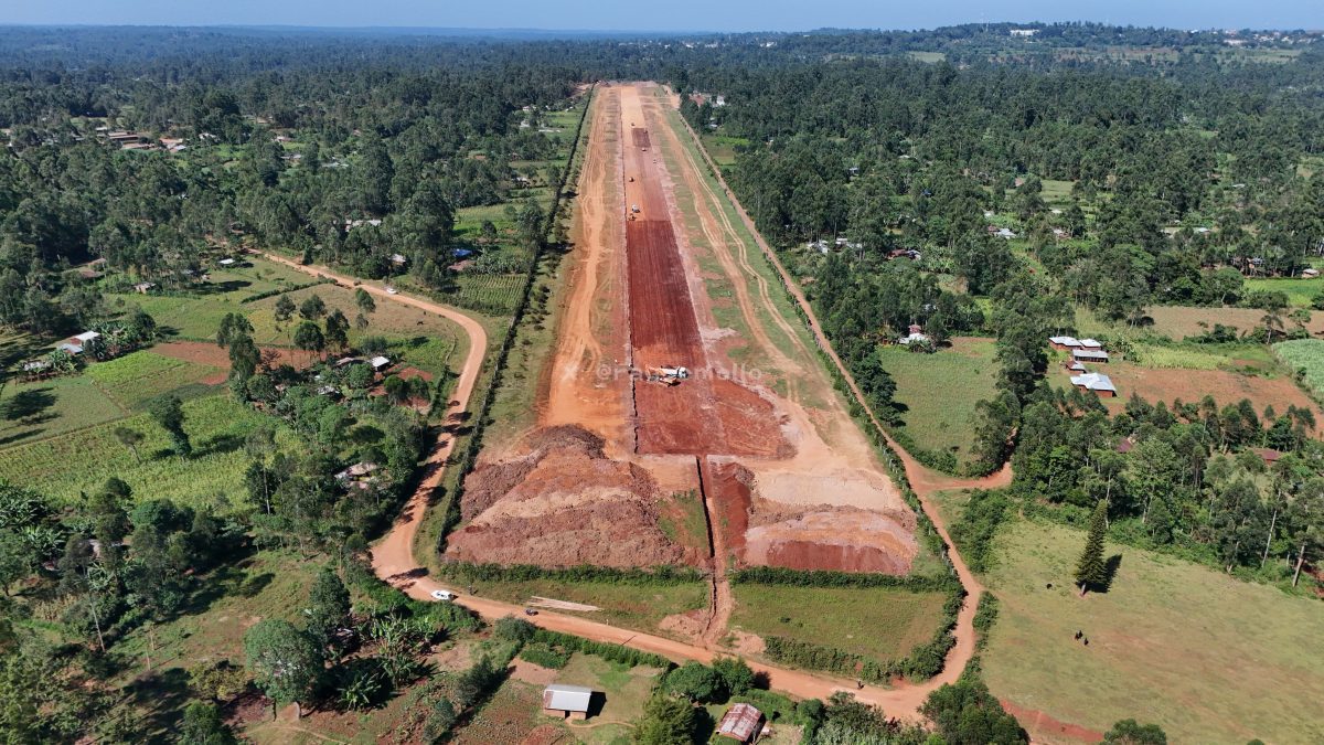The upgraded Kakamega airstrip. PHOTO/@ray_omollo /X