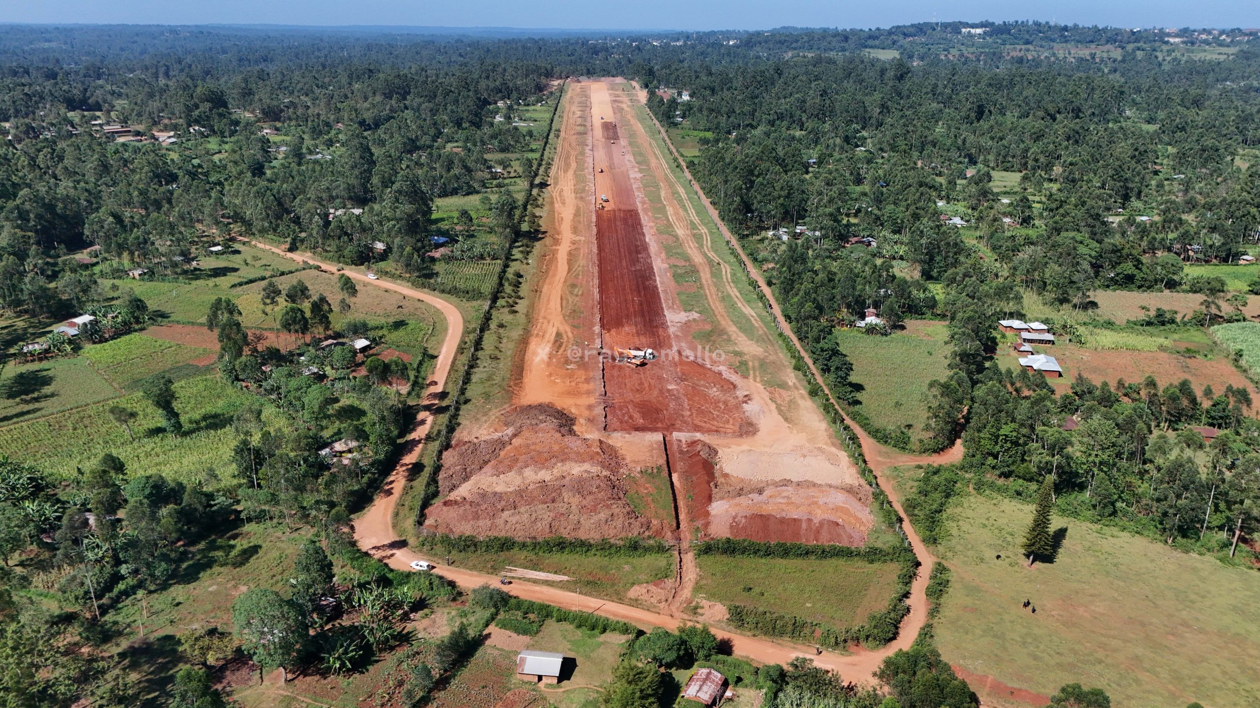 Kakamega Airstrip finally gets long-awaited makeover after pothole menace
