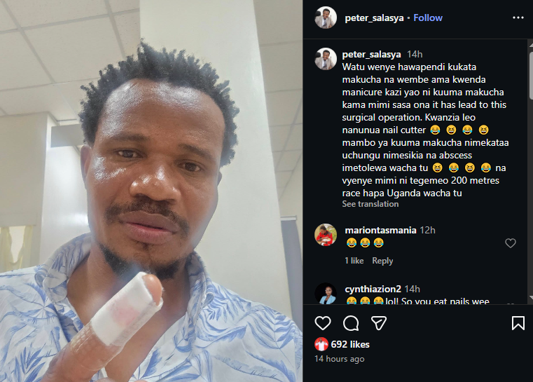A post shared by Peter Salasya on his Instagram page. PHOTO/Screengrab by K24 Digital from @peter_salasya