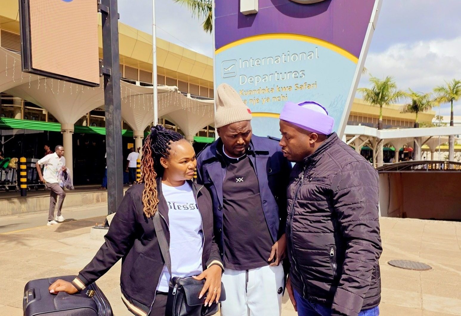 Njeru Thiga’s wife rubbishes claims Karangu Muraya followed them in India to joyride