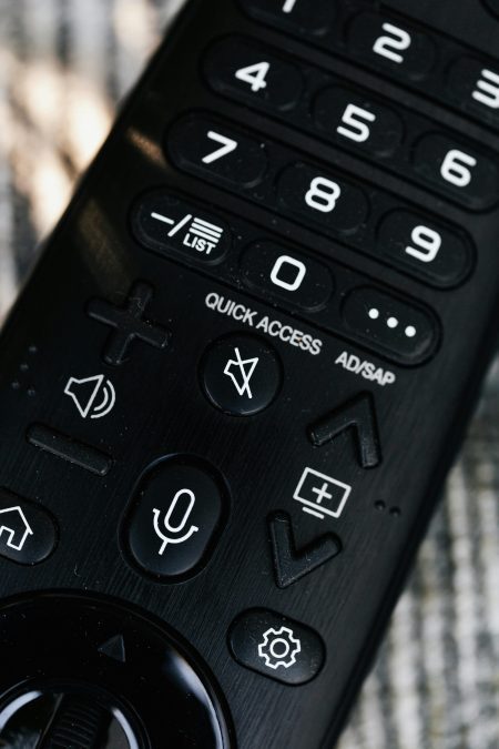 An image of a TV remote. PHOTO/Pexels