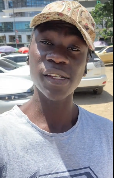 Content Creator Young Boy Sido during a past skit. PHOTO/Screengrab by K24 Digital from TikTok by @portmore3560