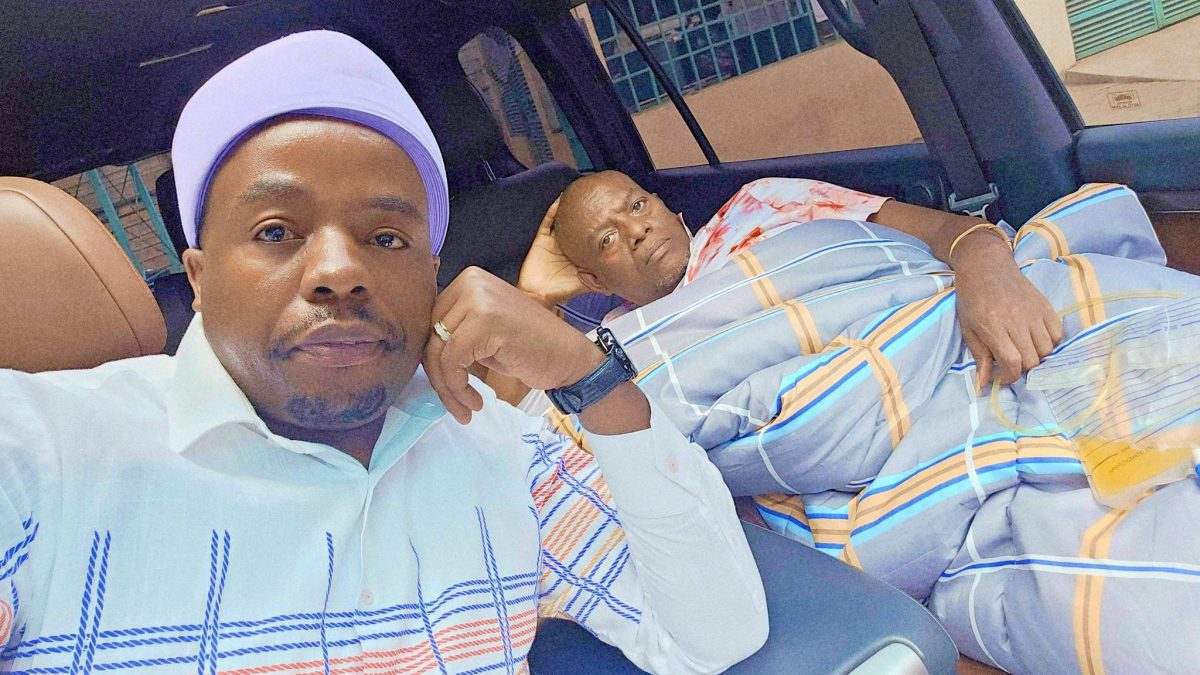 Karangu Muraya with his brother, Paul Muraya. PHOTO/ https://www.facebook.com/KaranguMurayaMc