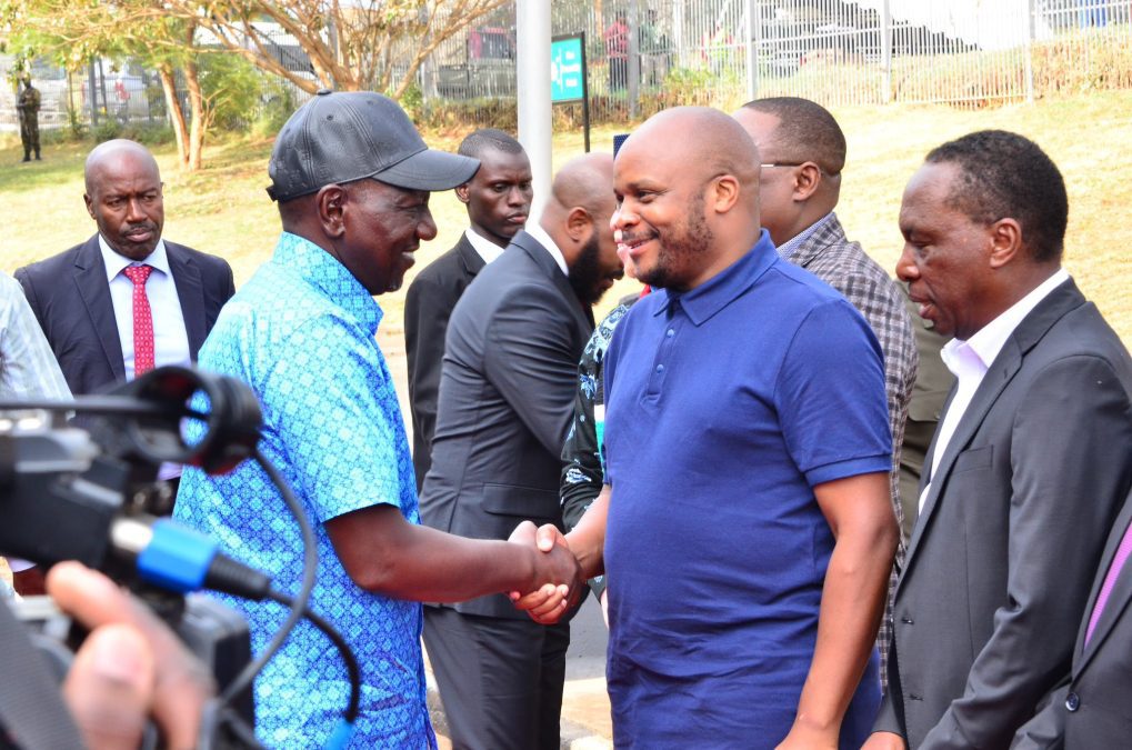 Lang’ata MP Felix Odiwuor, popularly known as Jalang’o with President William Ruto at an event on January 19, 2026. PHOTO/ https://www.facebook.com/MzeeJalangoMwenyewe