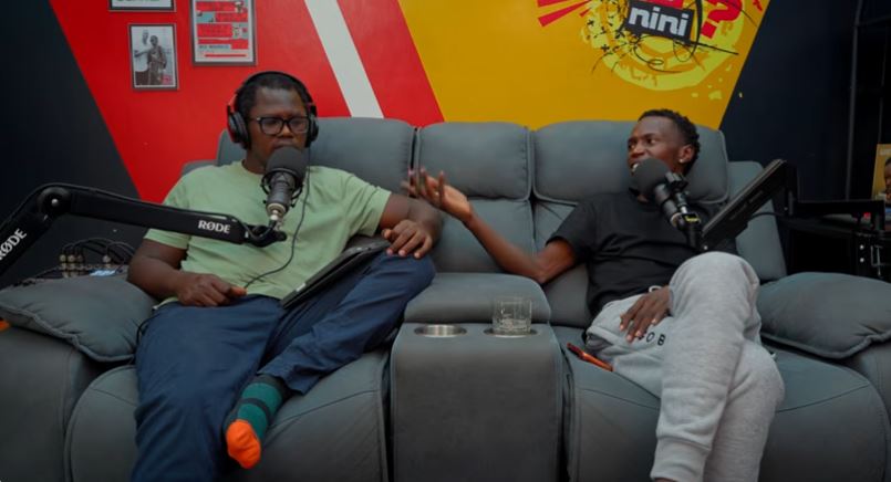 A screengrab image of Kenyan Prince with Mwafreeka during the interview on Iko Nini Podcast on Tuesday, January 27, 2026.