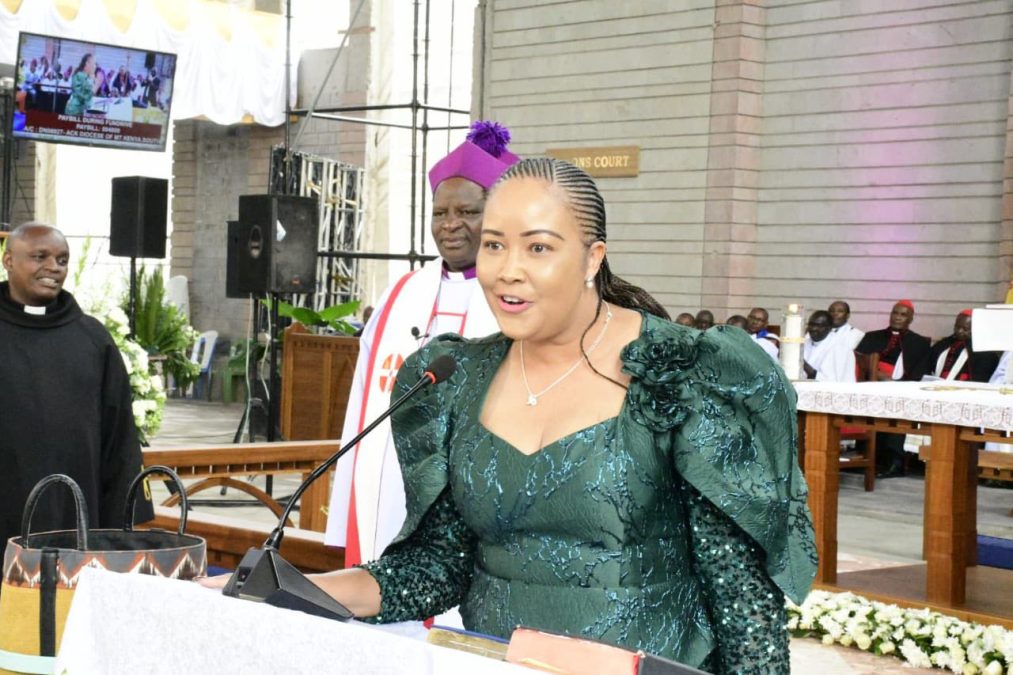 Wanja Nyarari at a past event. PHOTO/ https://www.facebook.com/muthee.prince