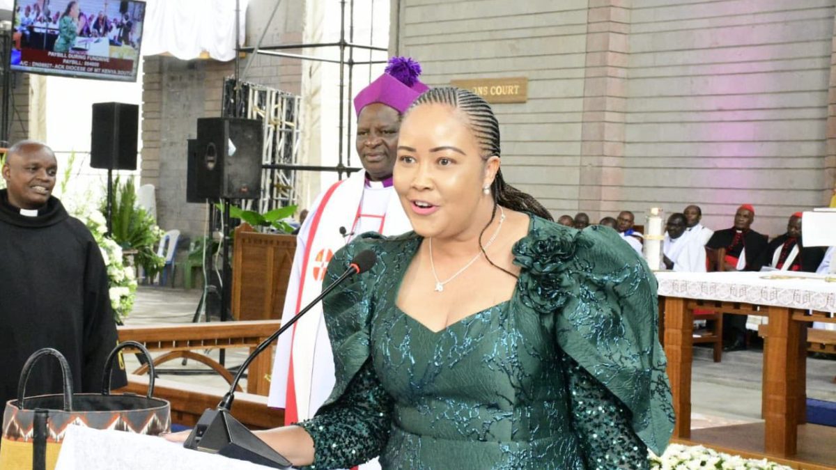 Wanja Nyarari at a past event. PHOTO/ https://www.facebook.com/muthee.prince