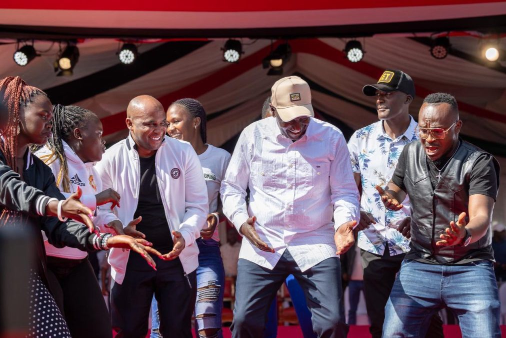 President William Ruto with other guests at an event in Kisii on Thursday, January 29, 2026. PHOTO/ https://www.facebook.com/williamsamoei