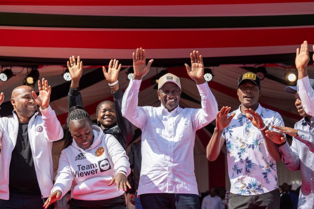President William Ruto with other guests at an event in Kisii on Thursday, January 29, 2026. PHOTO/ https://www.facebook.com/williamsamoei