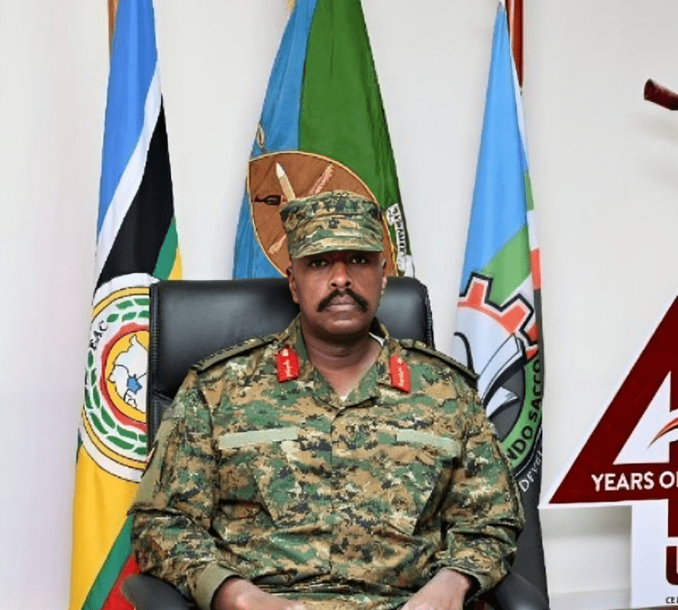 General Muhoozi Kainerugaba. PHOTO/ @mkainerugaba