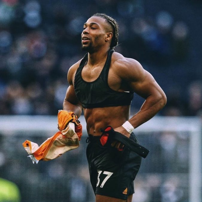 Adama Traore during a past match. PHOTO/https://web.facebook.com/plagueofstrength