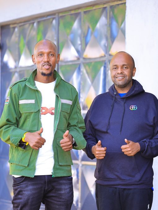 Geoffrey Mosiria and Alex. PHOTO/https://www.facebook.com/kiongozi.mosiriake