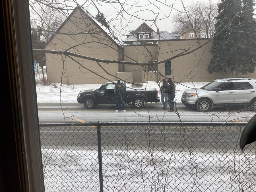 ICE agents at work. PHOTO/https://www.facebook.com/julia.vanderwerf