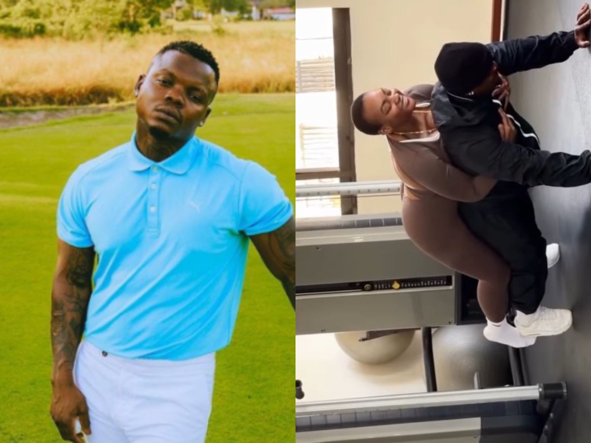 My daily inspiration: Harmonize gushes over lover Kajala as they workout