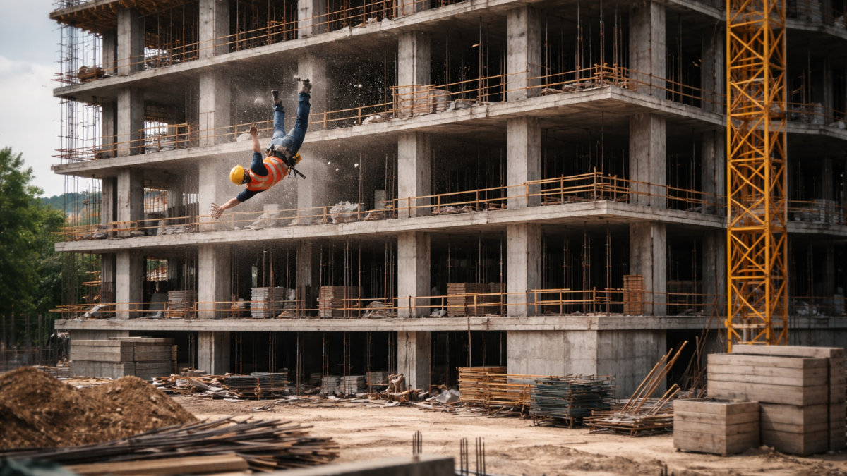 Mosiria rushes to Parklands after a construction worker falls from 10th floor