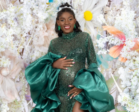 Dem Wa Facebook flaunts all-grown baby bump in stunning maternity shoot