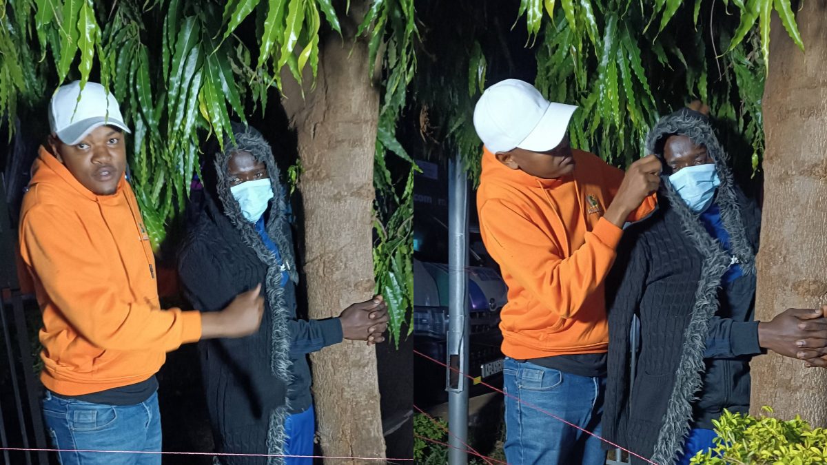 Mugithi singer Eli Jay steps in to keep Pastor Jimmy warm during 80-hour tree-hugging challenge
