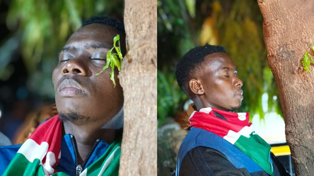Jimmy Irungu collapses at 79th hour of 80-hour tree-hugging challenge