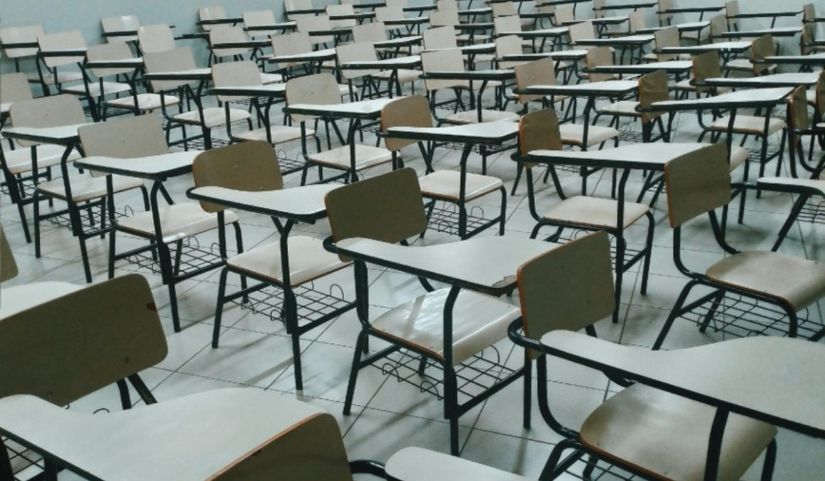 An empty classroom. Image is used for illustration. PHOTO/Pexels
