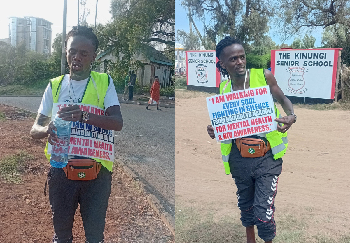 Anthony Wanjiku: HIV warrior completes elusive 3-day Nairobi to Nakuru walking challenge