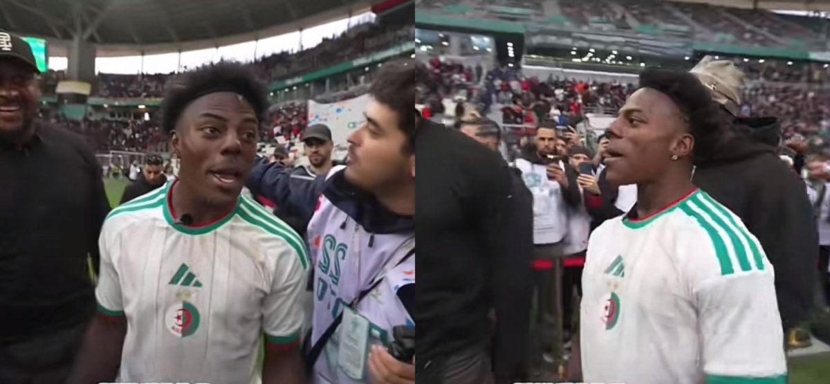 IShowSpeed in Algeria. PHOTOS/Screengrabs by K24 Digital of YouTube video by @ishowspeed.