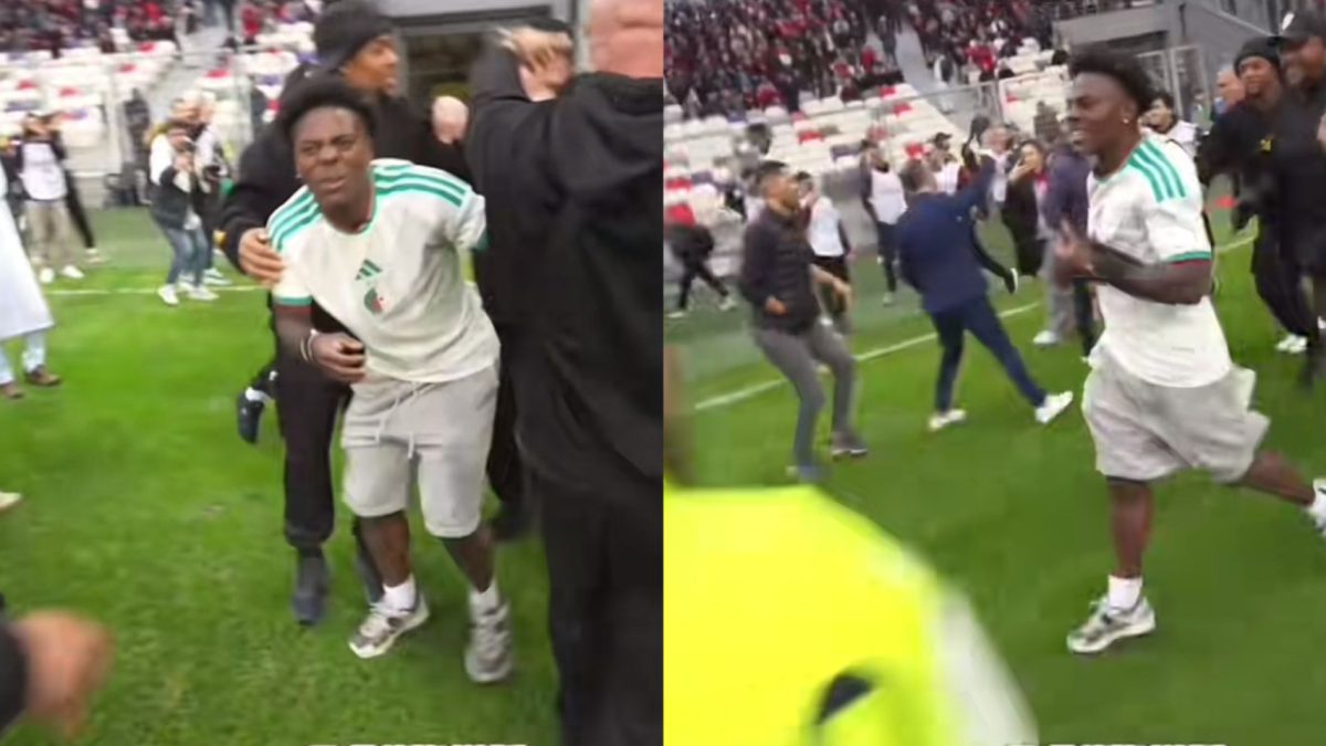 IShowSpeed’s Algeria stadium stream goes awry after fans spray him with water