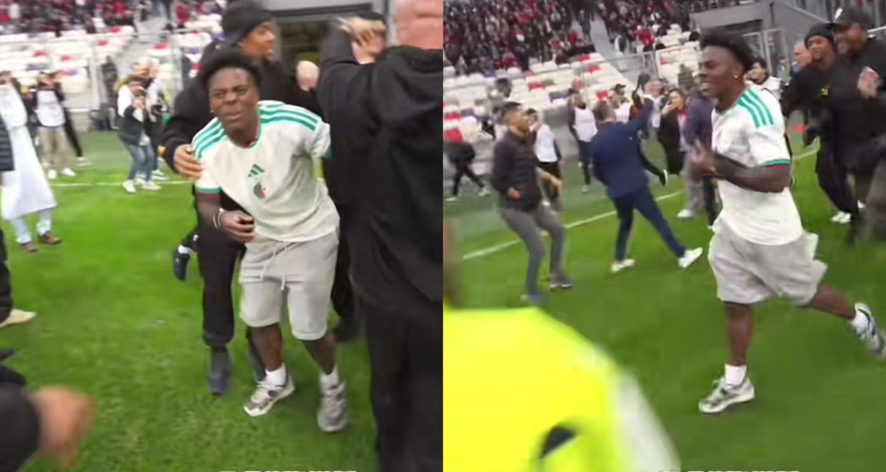 IShowSpeed’s Algeria stadium stream goes awry after fans spray him with water