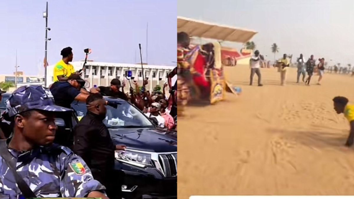 IShowSpeed reacts after being invited to participate in a spirituality ritual in Benin