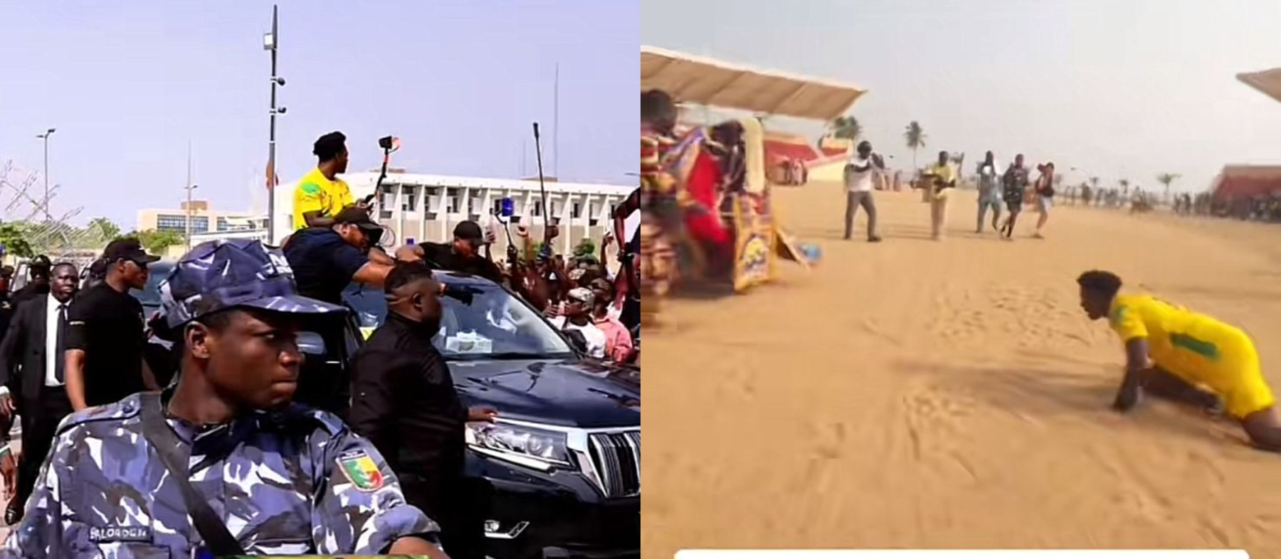 IShowSpeed reacts after being invited to participate in a spirituality ritual in Benin