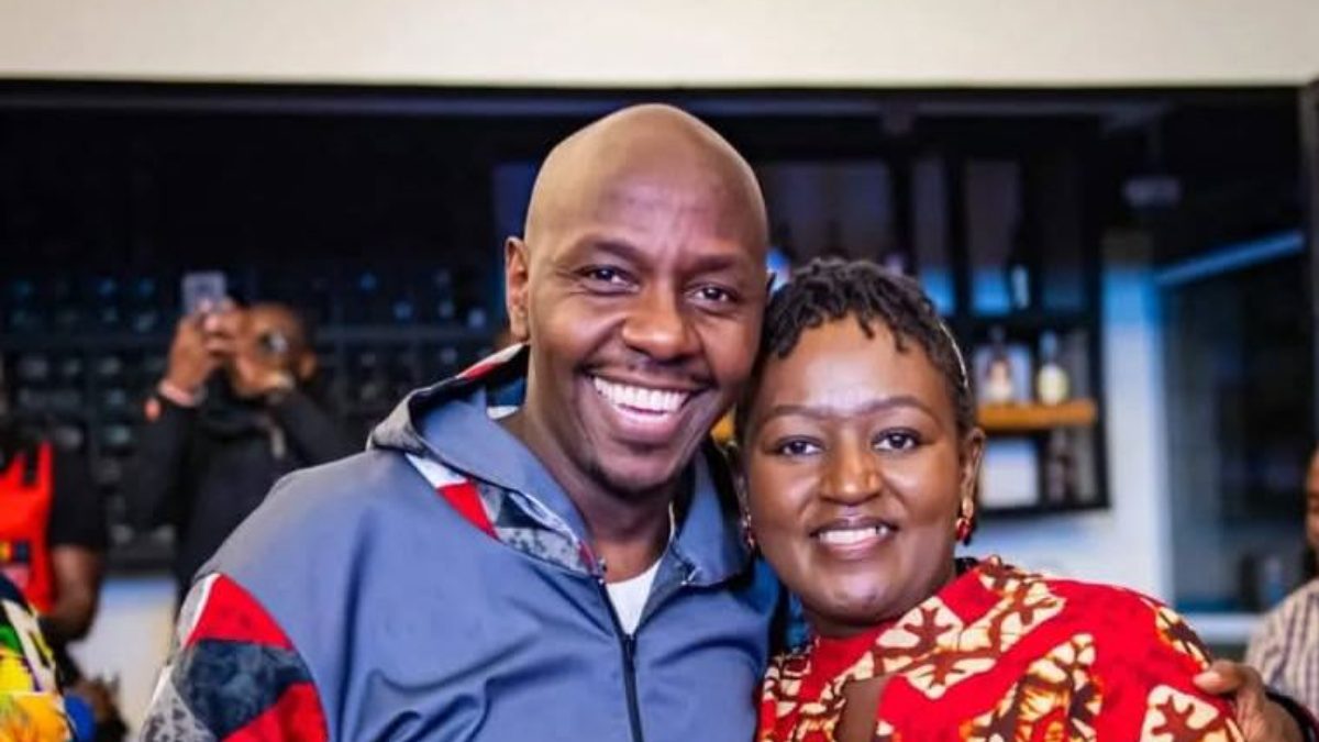 DJ Krowbar and his late wife Joyce Wanjiru Karumba. PHOTO/@wanjiru_karumba/Instagram