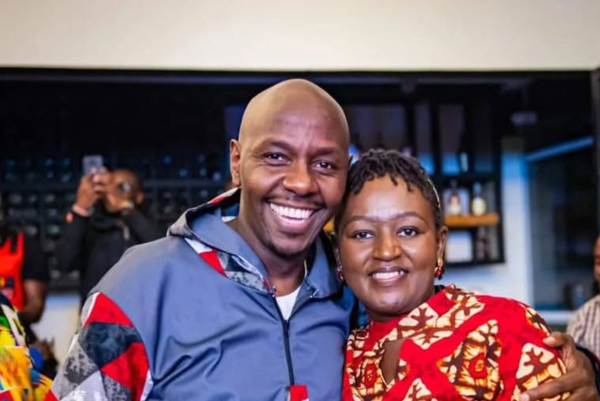 DJ Krowbar and his late wife Joyce Wanjiru Karumba. PHOTO/@wanjiru_karumba/Instagram