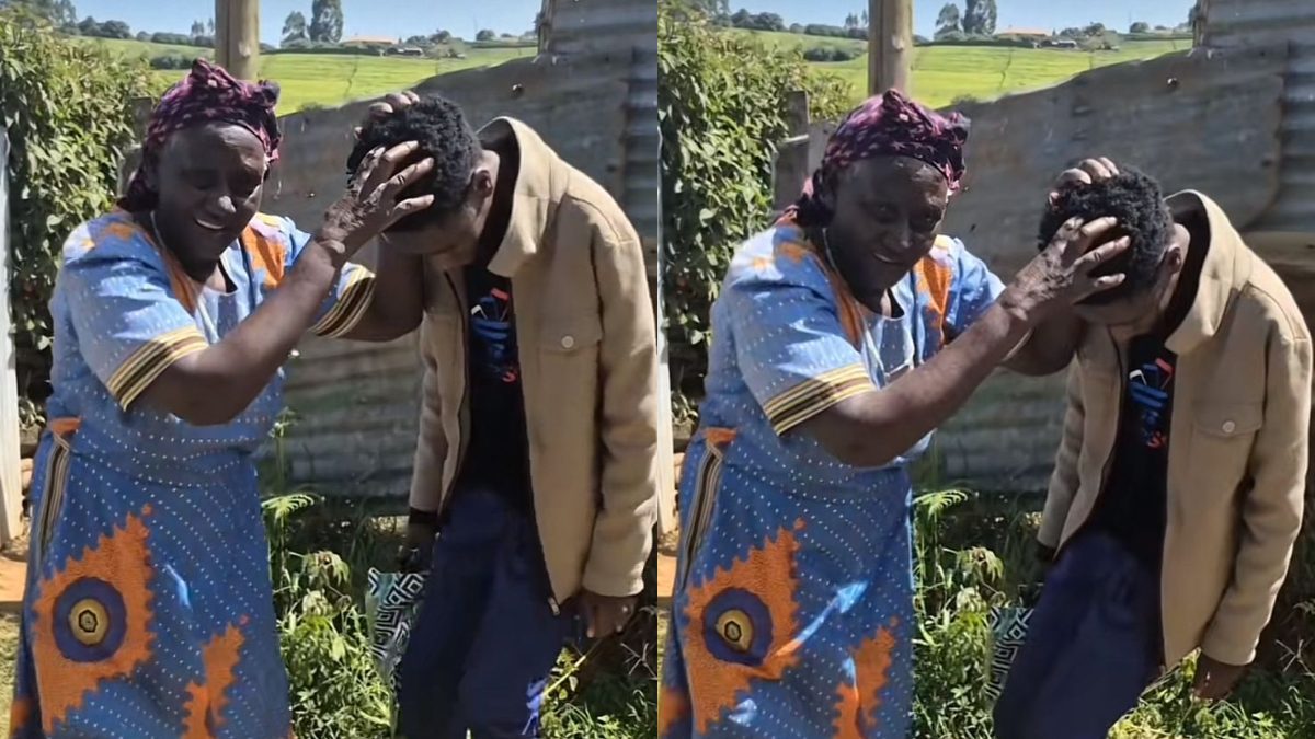 Kaluma Boy’s 75-year-old grandmother blesses him in emotional moment