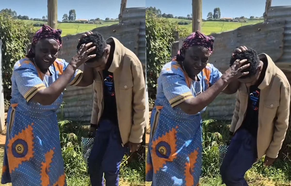 Kaluma Boy’s 75-year-old grandmother blesses him in emotional moment