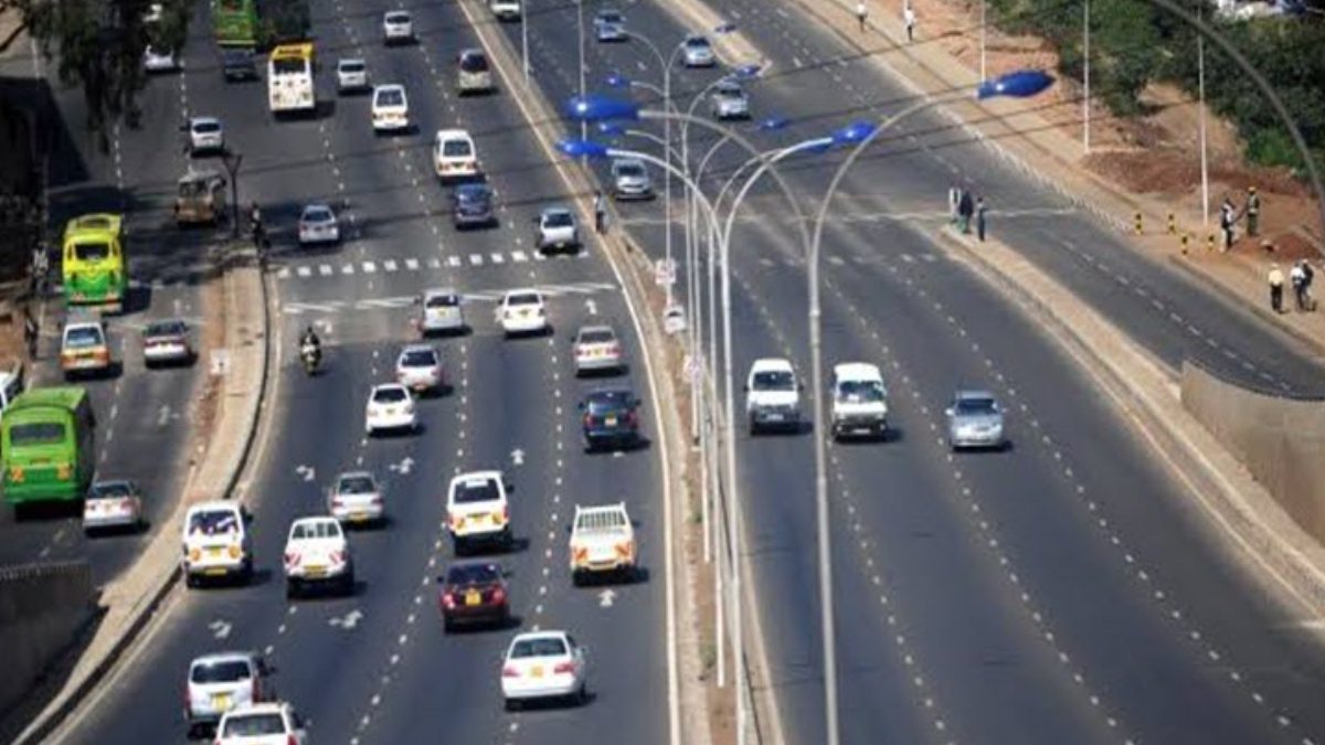 A. view of the Thika SuperHighway. PHOTO/@KeNHAKenya/X