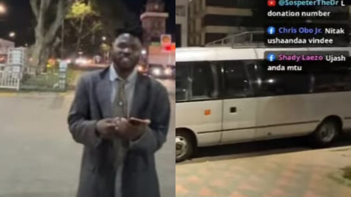 Prankster Vindee during his IRL streaming. PHOTO/ a screengrab by K24Digital from @Vindee official