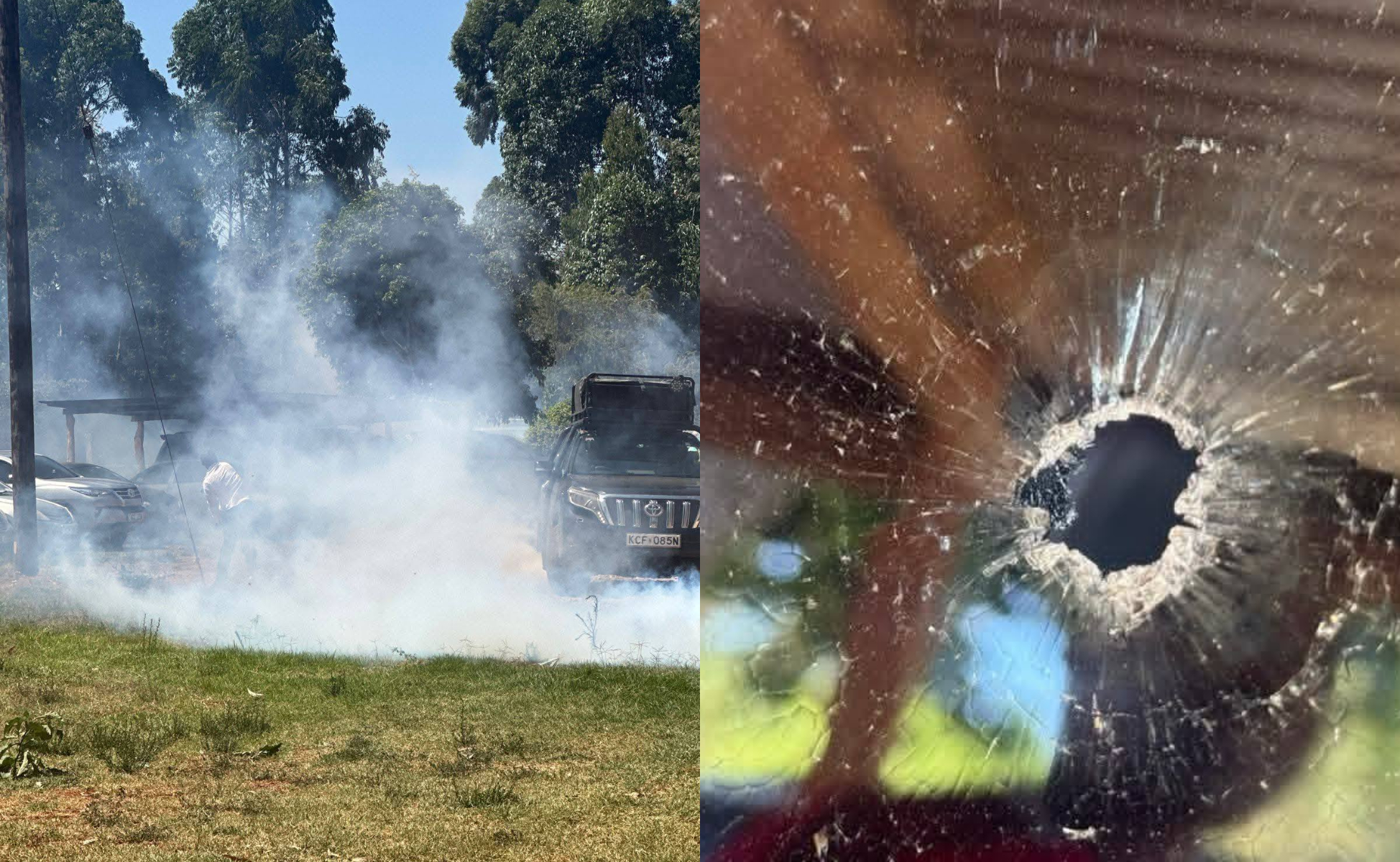 Gloria Orwoba shares her experience after being teargassed alongside Gachagua