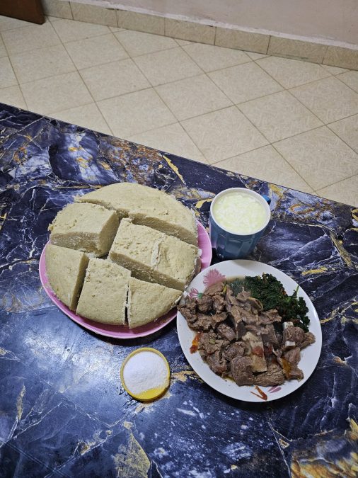 Ugali meal. PHOTO/@abuyamasta/X