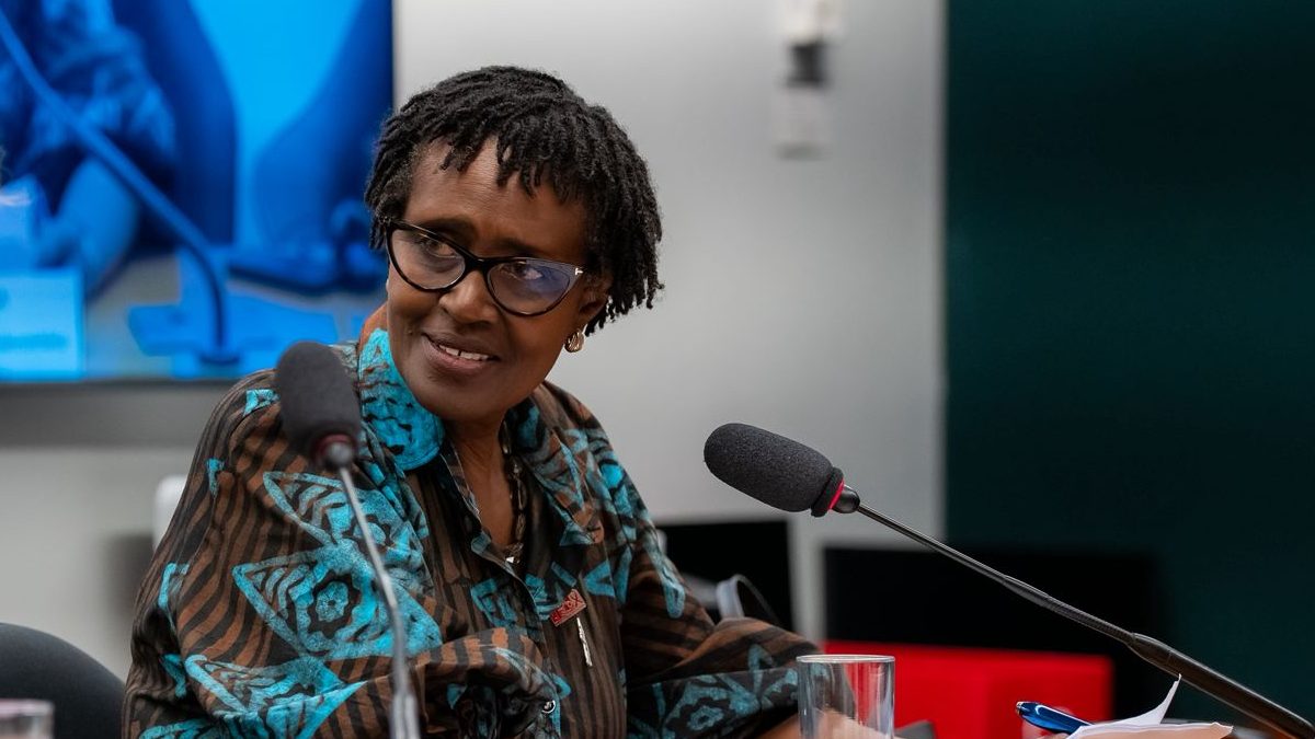 Kizze Besigye's wife Winnie Byanyima during a past event. PHOTO/@Winnie_Byanyima/X