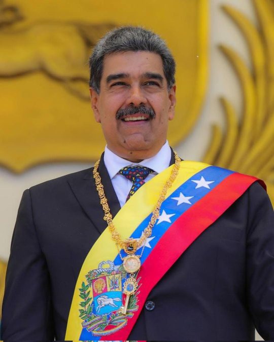 The embattled Venezuela President Nicolas Maduro. PHOTO/@eleccionescolom/X
