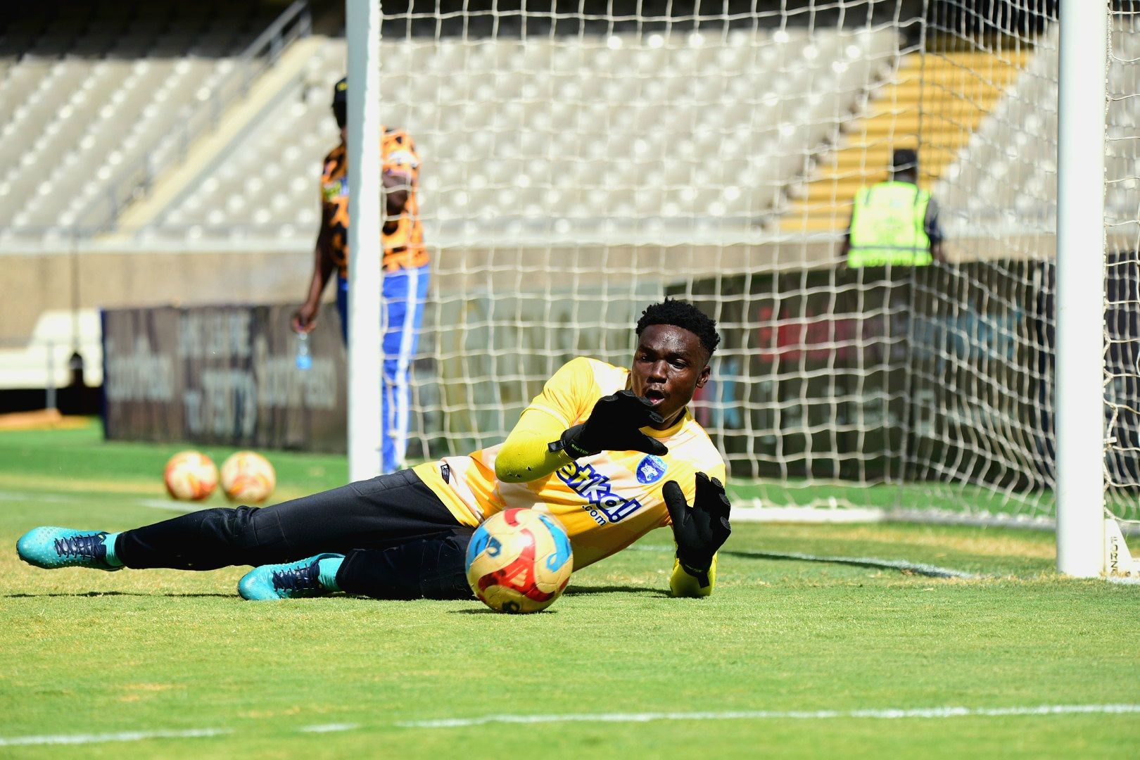 Leopards custodian Humphrey Katasi during a past training session.