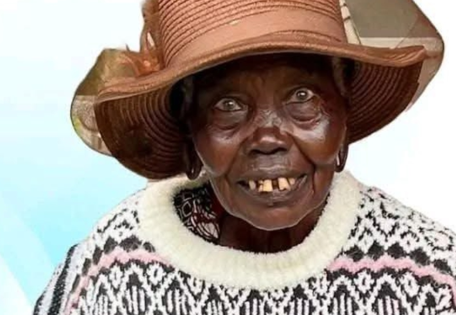 Uasin Gishu County Senator Jackson Mandago's late mother Mama Esther Lelei.PHOTO/@DidmusWaBarasa/X