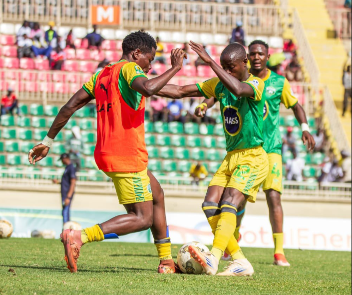 Nairobi United players at Nyayo Stadium on Sunday, January 25, 2026. PHOTO/@nairobiunitedfc/X