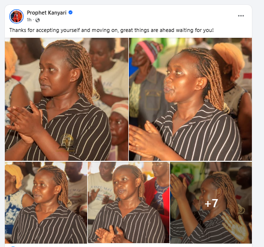 Pastor Kanyari thanks Naipei. PHOTO/Screengrab by K24 Digital from Facebook by @prophetkanyari